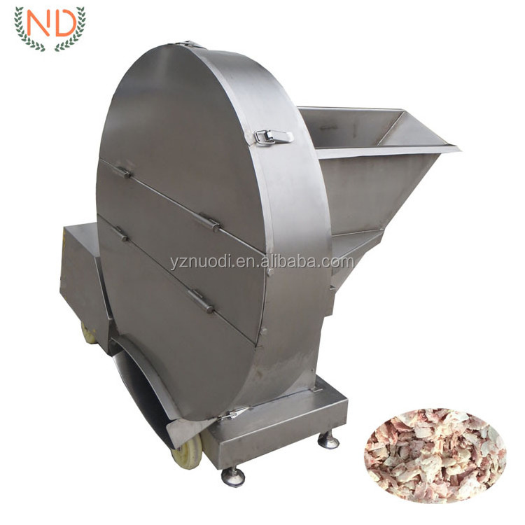 automatic frozen meat slicing shredding machine freeze meat breaker shaver cutter machine