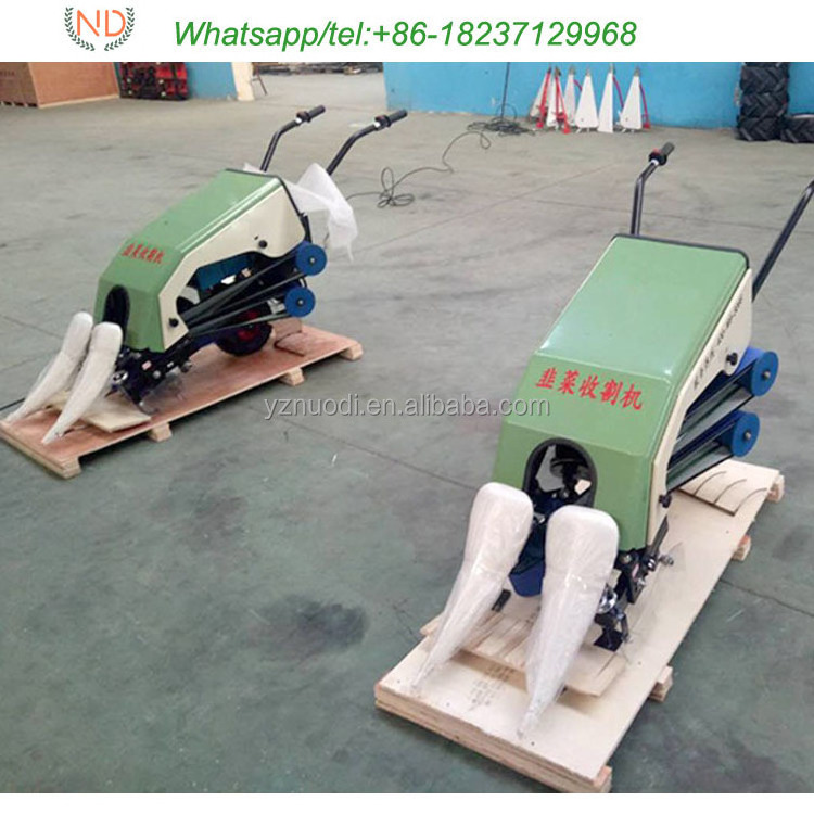 Chinese chives dill harvesting reaping machine porret shallot spinach harvester cutter machine