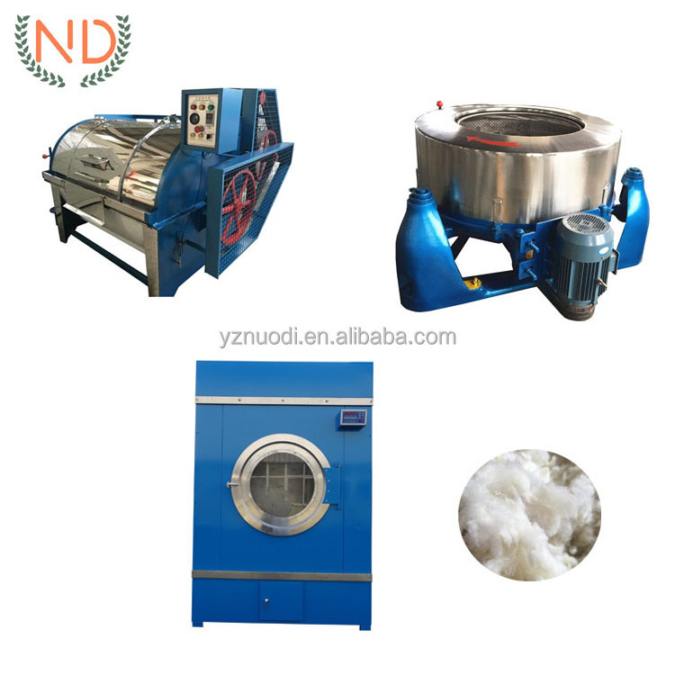 commercial raw sheep cashmere wool washing cleaning machine cloth textile washing machine