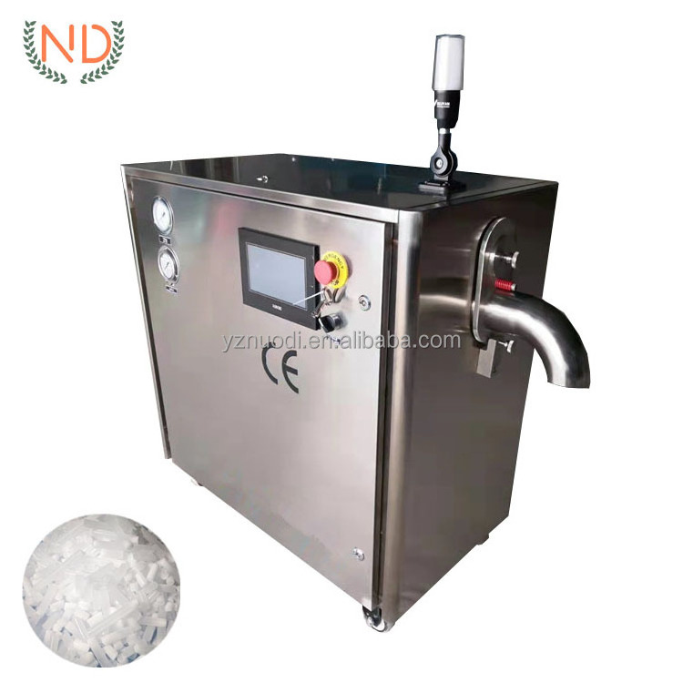 cold chain transport dry ice granule blaster machine block dry ice maker machine dry ice blasting machine