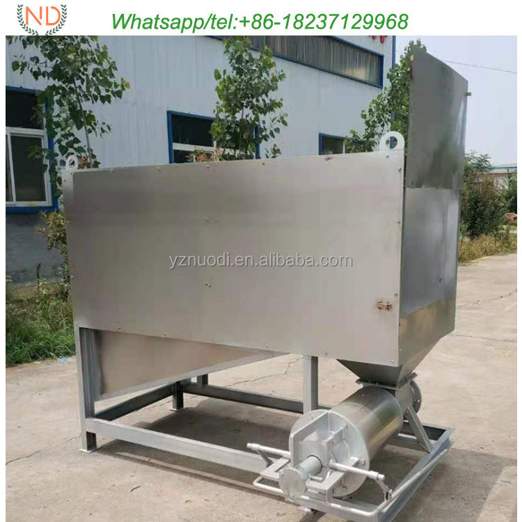 Cylinder pig manure solid liquid separator chicken manure drum dryer cow dung manure dewatering machine