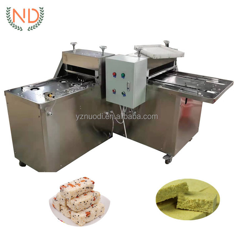 mooncake caramel treats dicing machine candy praline taffy block cuber mung bean cake dice cutting machine