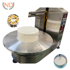 digital automatic round cake scraper machine cake icing smoother machine cake cream froster machine