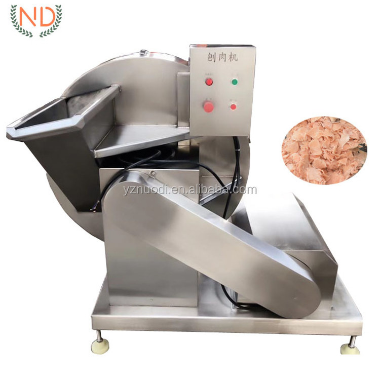 automatic frozen meat slicing shredding machine freeze meat breaker shaver cutter machine