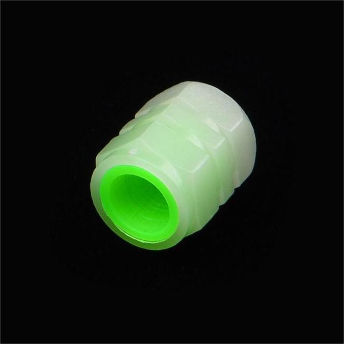 Car Glowing Tire Valve Cover Tyre Rim Stem Covers Fluorescent Night Glowing Dust-proof Decorative Motorcycle Bicycle Bike