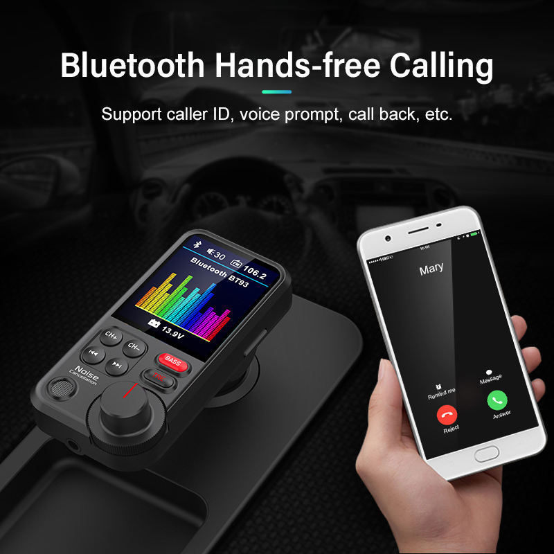 Universal  portable car MP3 player car radio stereo audio with BT remote control USB AUX FM radio receiver auto electronics