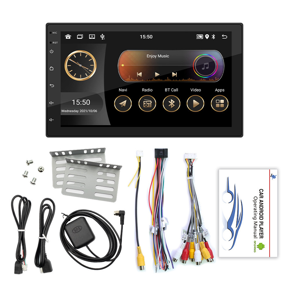 9 inch android car dvd player with BT 2 Din Android 7 9 10 Inch Car Multimedia Video Player 2DIN Stereo Radio GPS