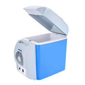 Mini Fridge 7.5L Car Home Refrigerator Mini Fridges 12V Freezer Cooler Heater Food Storage Box For Car Home Outdoor Camping