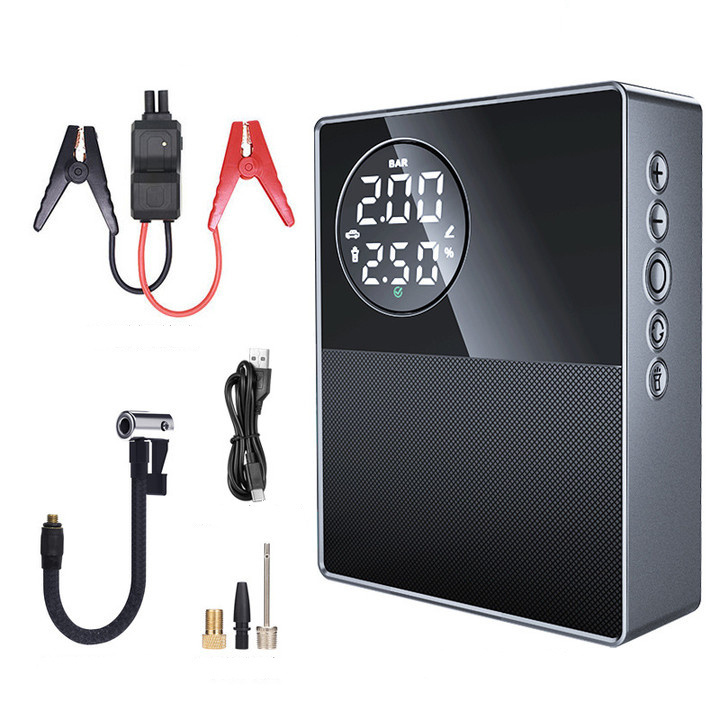 New style Portable Car Battery Charger Jump Starters Auto Tire Inflator 6600mAh Car Battery Jump Starter