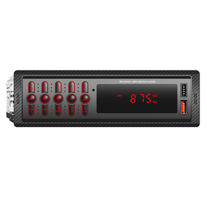 Low price 1099 BT Call AUX in USB  FM radio Remote control fixed panel  build in 1 din mp3 car stereo player