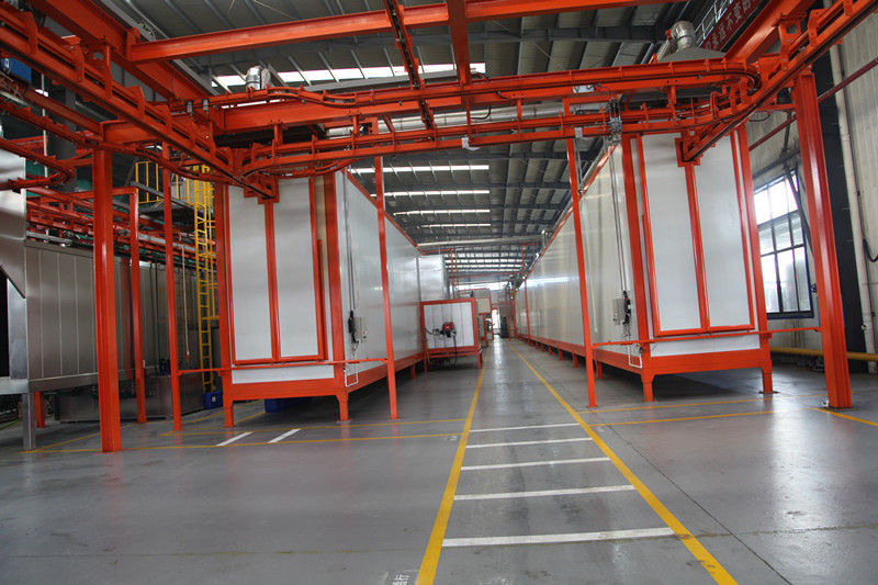 Customized Automatic Electrostatic Metal Coating Powder Coating Production Line Liquid Painting Line