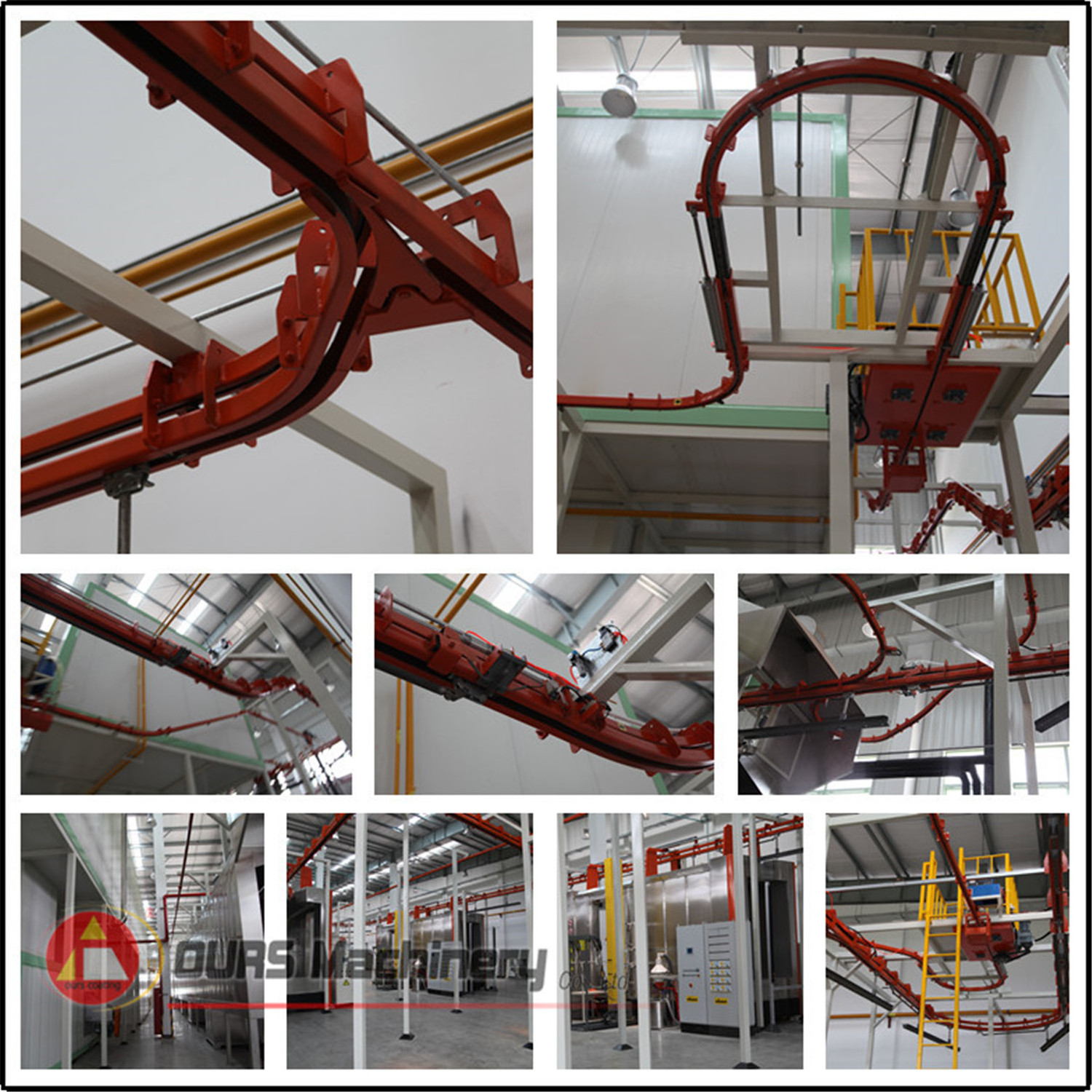 Overhead Conveying System Hanging chain conveyor for Coating Production Line