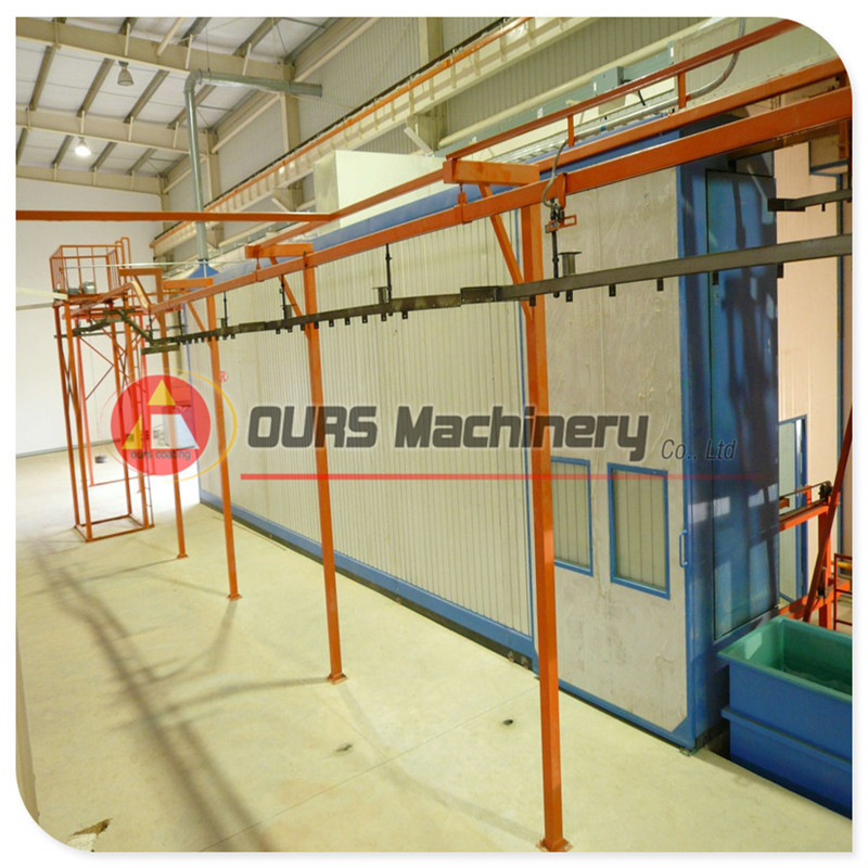 Fluidized bed powder coating equipment dip coating line for fence