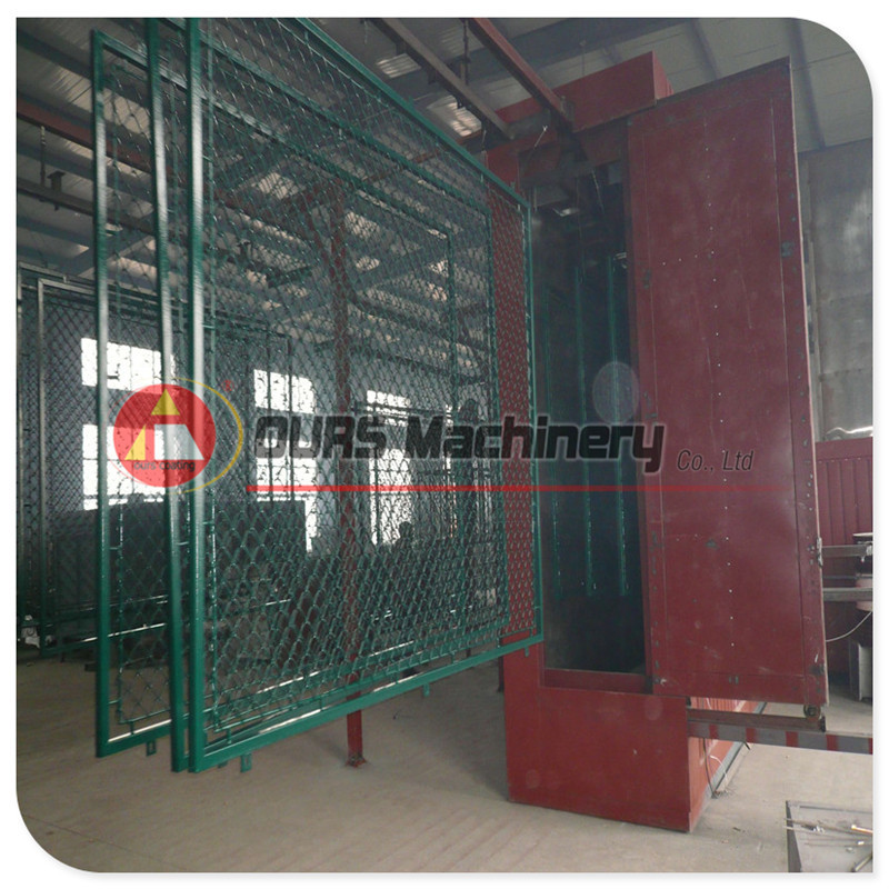 Fluidized bed powder coating equipment dip coating line for fence