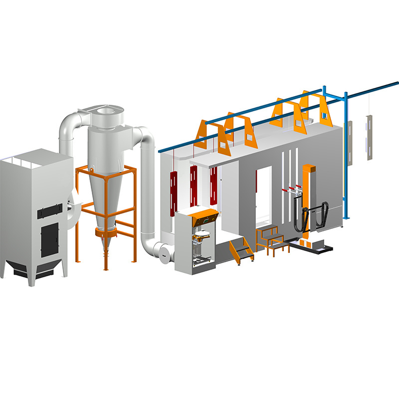 full automatic powder coating line metal powder coating plant