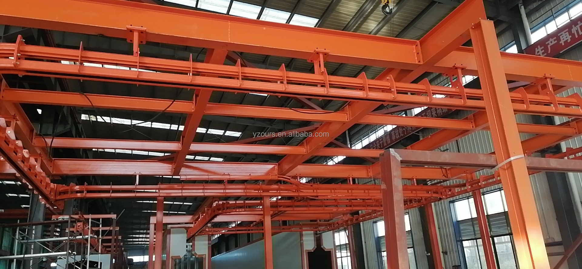 Overhead Conveying System Hanging chain conveyor for Coating Production Line