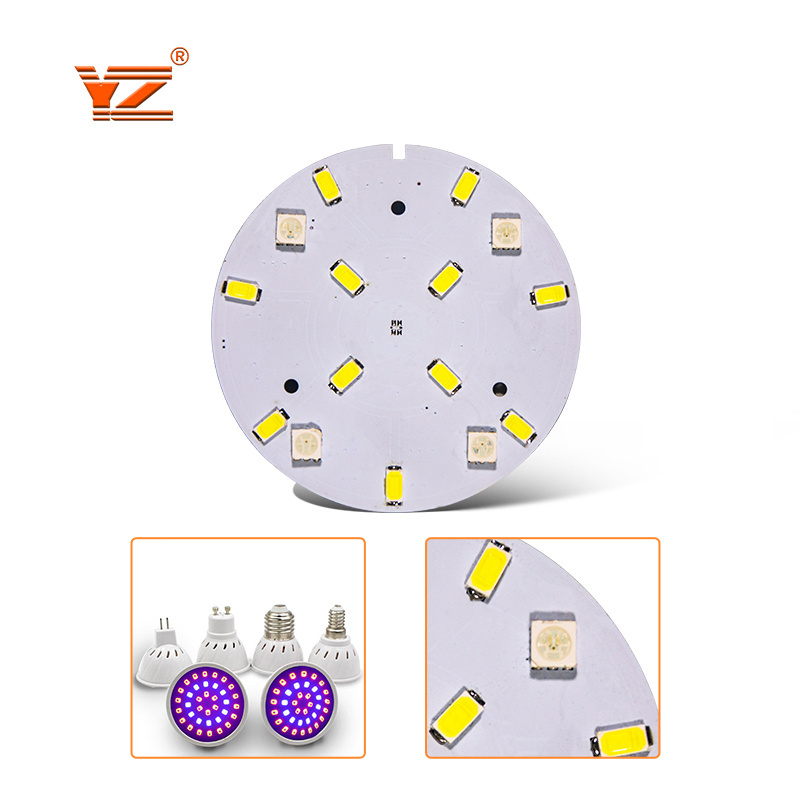 Customized 1.0mm 1.6mm Led Bulb Pcb Aluminum Base SMD LED Circuit Board led pcb 94v0 pcb led boards