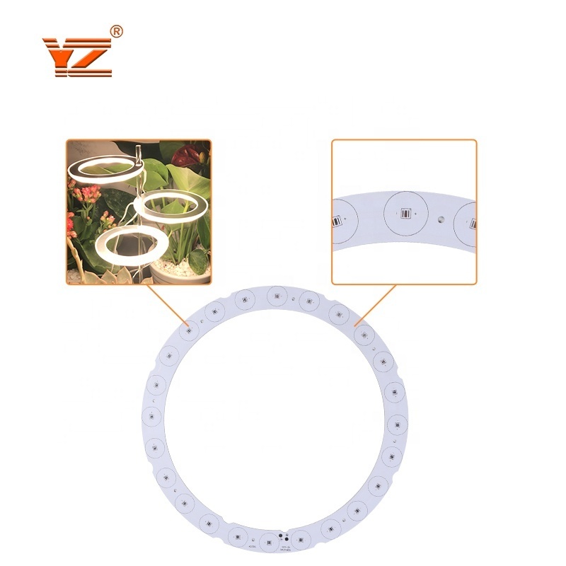 Custom DC12V 24V  led ring light pcb 2835 5730 3030 4014 round circuit board pcb module 94v0 led pcb board