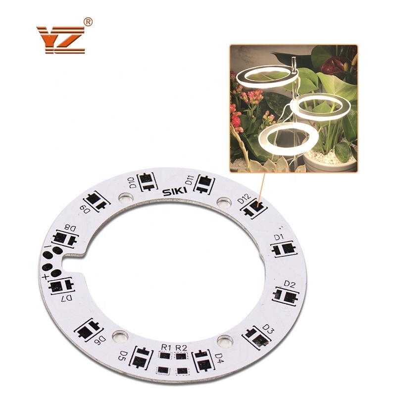 Custom DC12V 24V  led ring light pcb 2835 5730 3030 4014 round circuit board pcb module 94v0 led pcb board