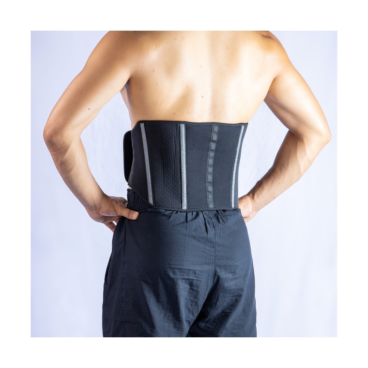 Good Selling Black Rectangle Keep Warm Diving Material Sbr Waist Support Waist Trainer Belt