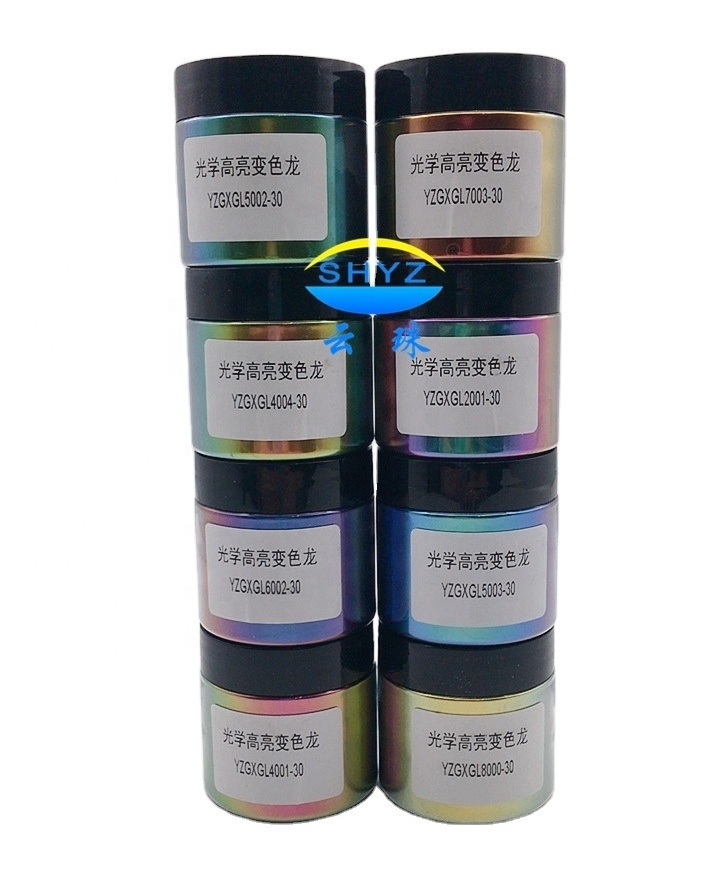 Yunzhu Magic Color Change Car Paint Automotive Paints Chrome Powders Super Chameleon Pigment