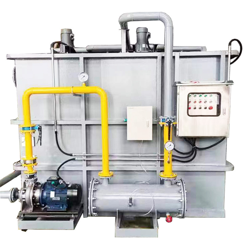 Horizontal type dissolved air flotation machine daf dissolved air flotation system