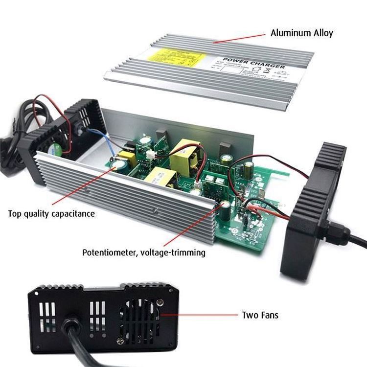 YZPOWER 84V 5A Lithium Battery Charger for 20S 72V Li Ion Scooter Hoverboard Battery Electric