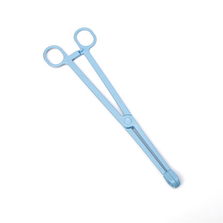 Factory production of medical disposable sterile sponge hemostatic forceps