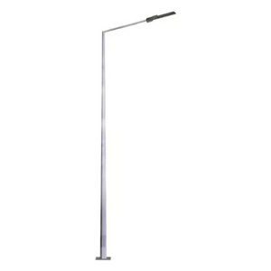 Easy Install Luxury Solar Garden LED Light Pole Steel Post Electric Light Pole With Anchor Bolts For Street Light