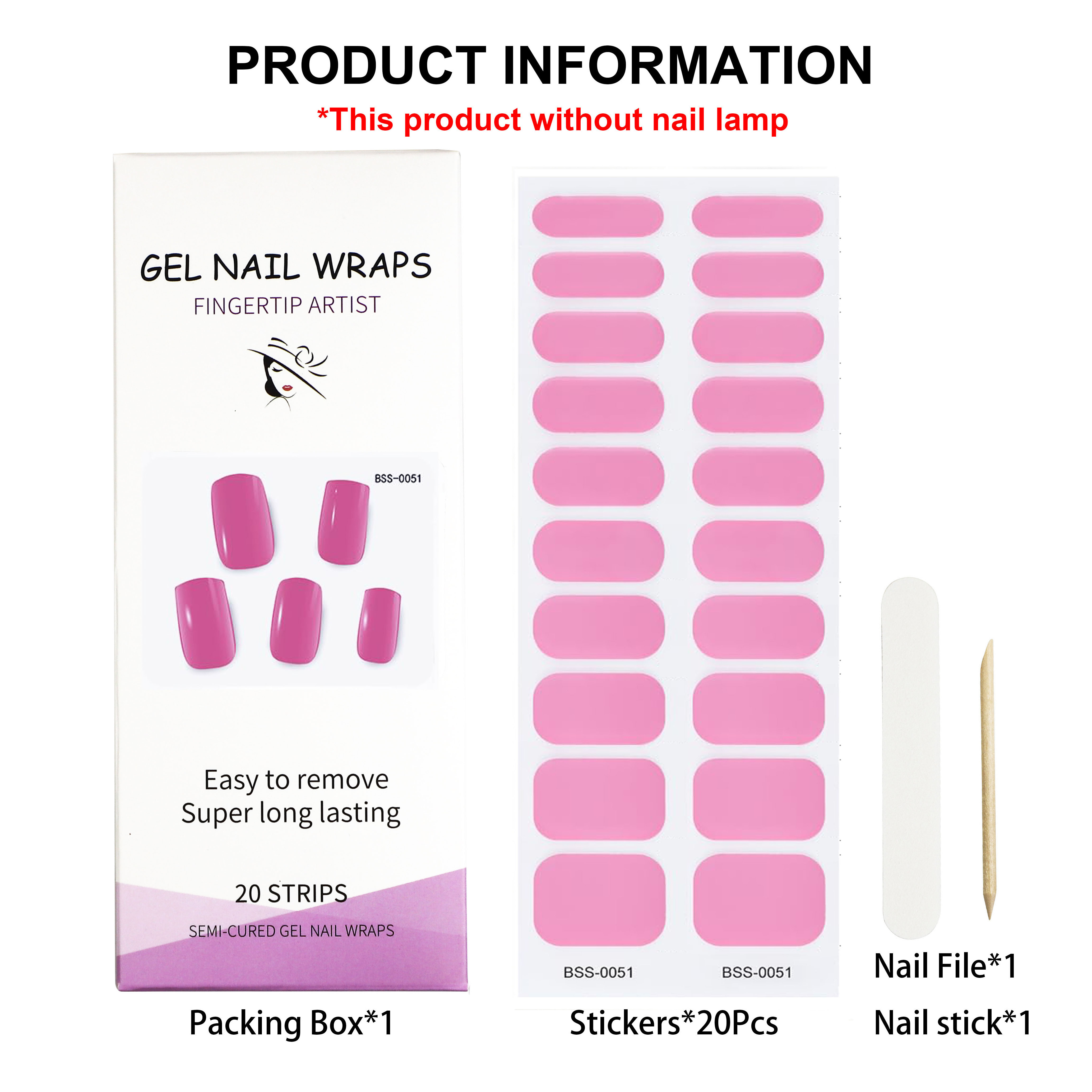 Custom New Gel Nail Sticker With Uv Gel Nail Wraps Gel Nail Stickers Semi Cured Paper Decals