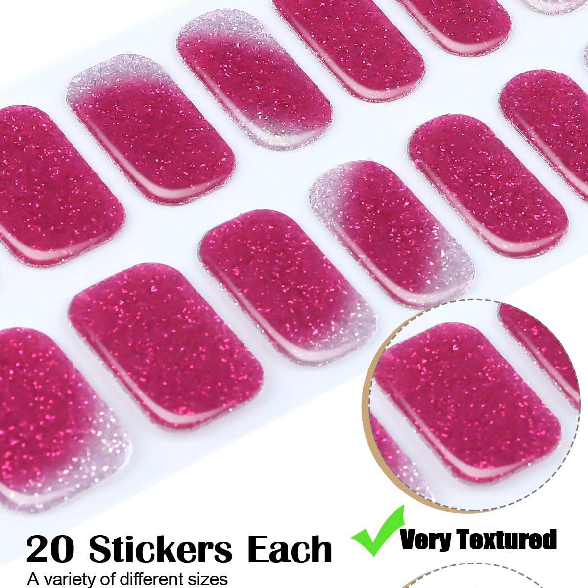 2024 New Non-toxic Long Lasting Jelly Color Full Cover Uv Semi Cured Gel Nail Wraps