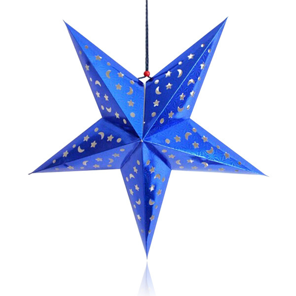 Paper Decoration Star/ Hanging Star Lantern/ Paper Star Lantern for Christmas Wedding Decoration