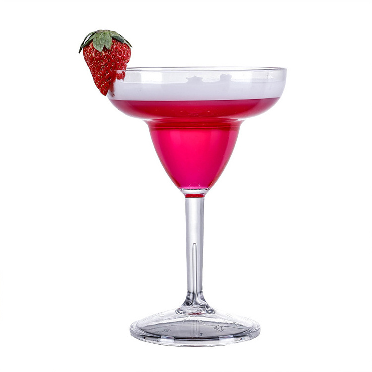 hot sale stock creative durable plastic martini glasses bulk cocktail glasses for party bar beach birthday wedding