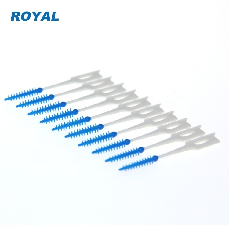 Cheap dental picks soft rubber interdental brush toothpick