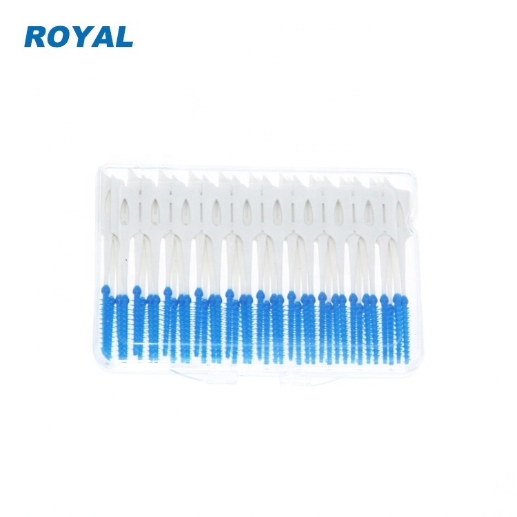 Cheap dental picks soft rubber interdental brush toothpick