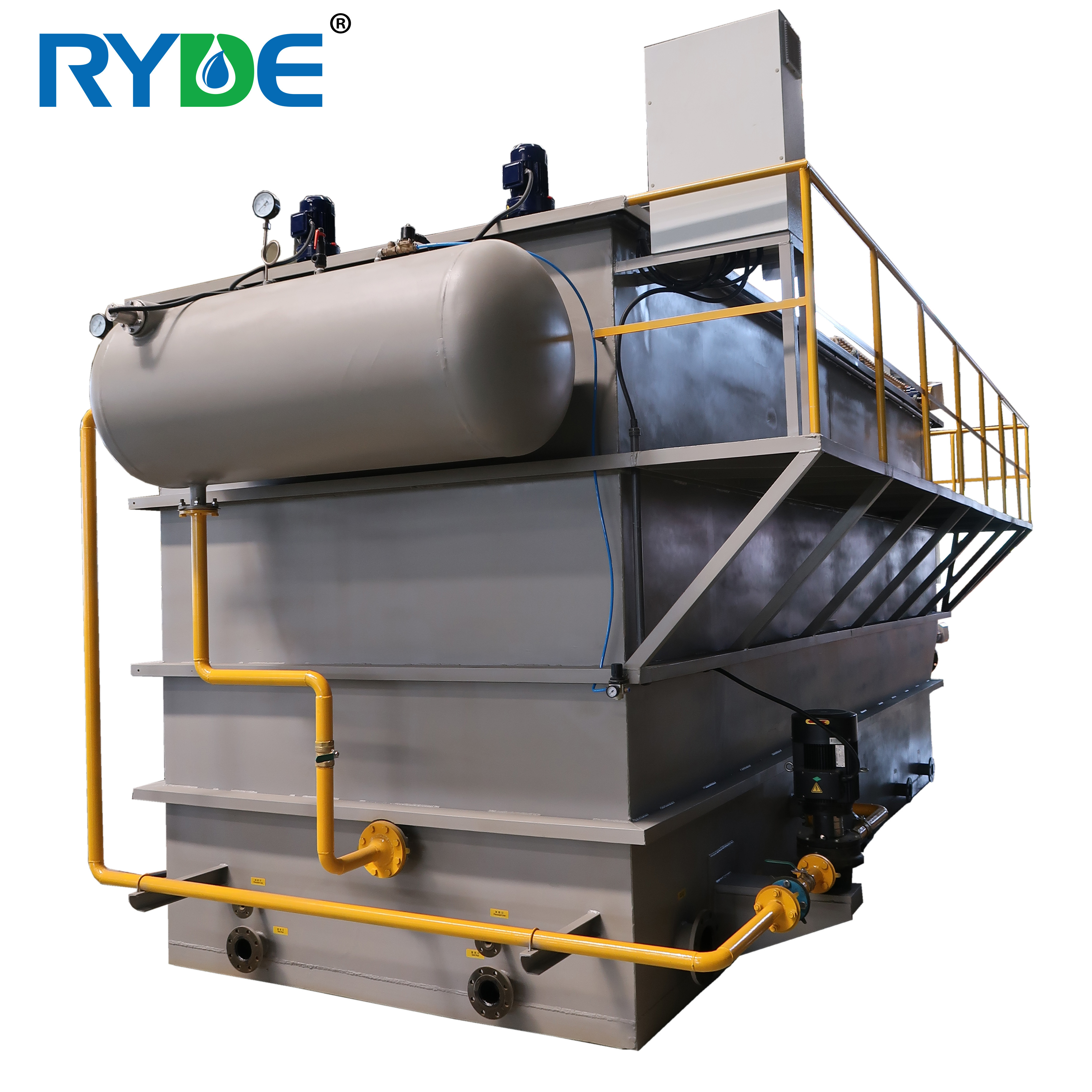 Stainless Steel DAF System Dissolved Air Flotation Machine For Municipal Water Treatment