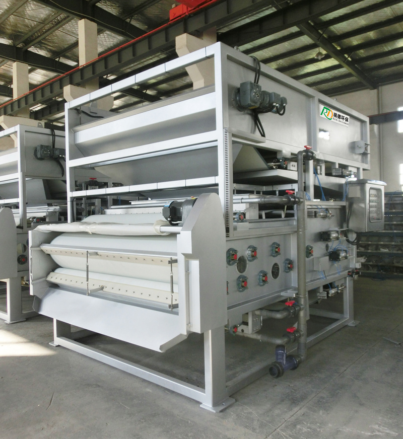 high efficiency Press Waste Water And Effluent Treatment Plant Dewatering Belt Filter Press For Paper Industry