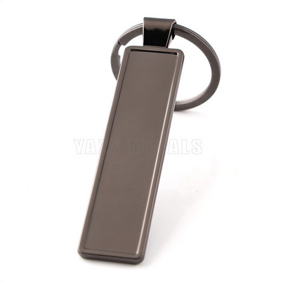 Best selling Europe car number keychain Plating nickel Blanked Zin Alloy Metal Keychain