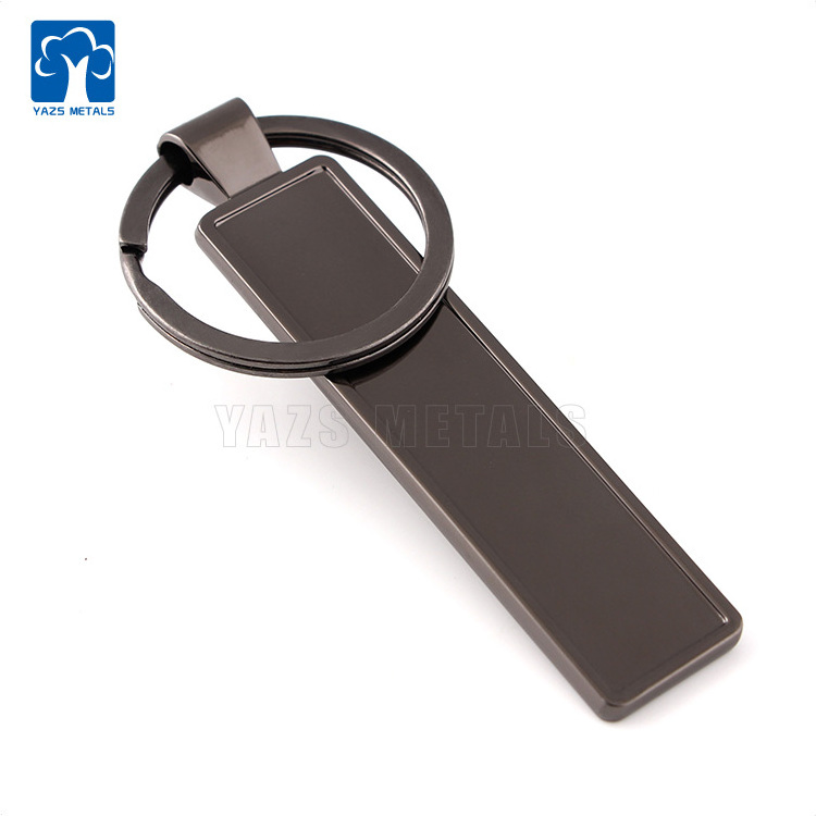 Best selling Europe car number keychain Plating nickel Blanked Zin Alloy Metal Keychain