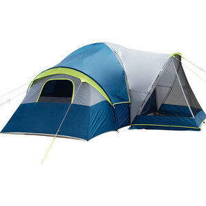 New Manufacturer 10-Person Family Camping Tent with 3 Rooms and Screen Porch