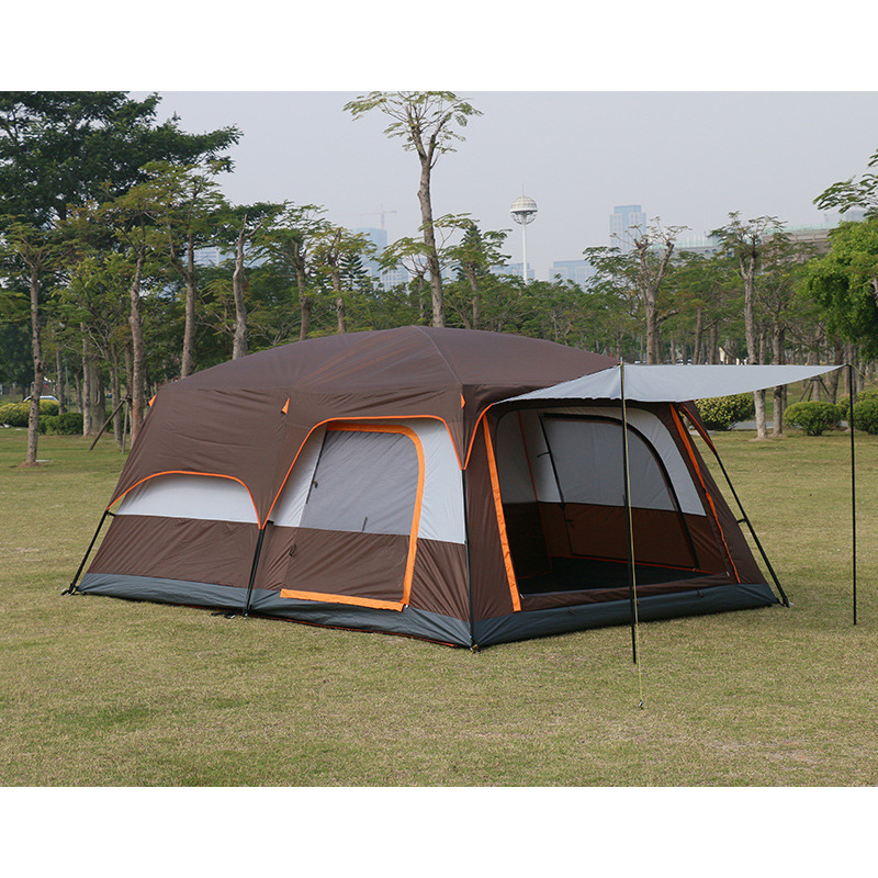 Family Large Tents Easy Setup Tent Porch  Waterproof 2/4 People New 2-4 Person Camping Tent Outdoor