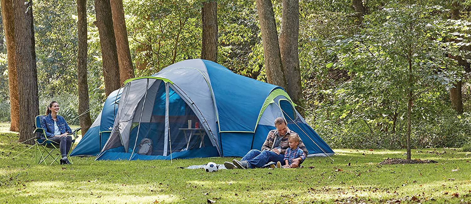 New Manufacturer 10-Person Family Camping Tent with 3 Rooms and Screen Porch