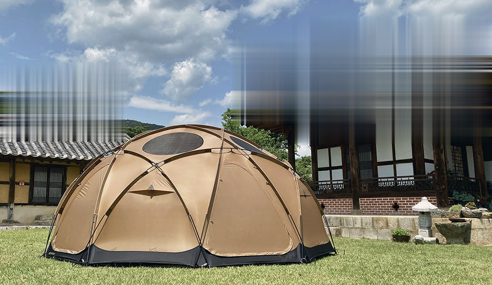 Hot Sale Big space pop up outdoor Camping Dome tent Ball Tent winter stove tent