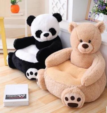 free sample plush panda animal sofa bed/funny fluffy plush stuffed  panda bear sofa for kids gift rest nap and read books