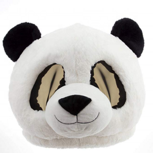 Stuffed Plush Head Halloween Costume  Panda for Decoration /hotsale plush animal head mask toy for party/plush animal funny mask