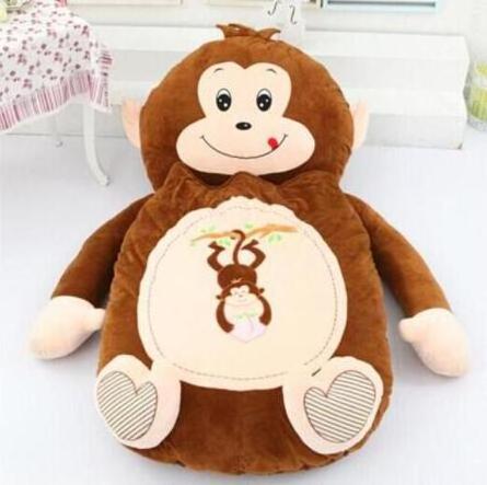 Practical Sleeping Bag soft animal Frog Monkey Bear Cat Bed Carpet Tatami Sofa mat Beanbag plush toy