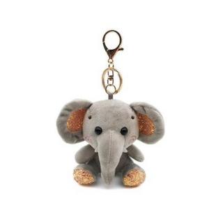 Cheap Promotional Plush Keychain 15Cm Turtle Elephant Tiger Lion Hippo Raccoon Bulldog Cat Penguin Monkey Plush Keyring Toy