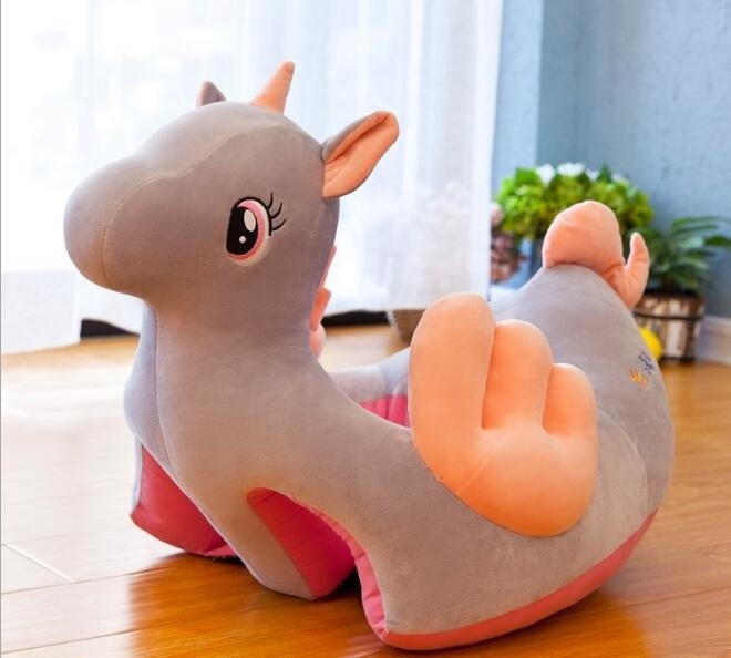 OEM new design plush stuffed dinosaur sofa bed/creative plush unicorn sofa bed for rest/plush dinosaur sofa bed for kids gift