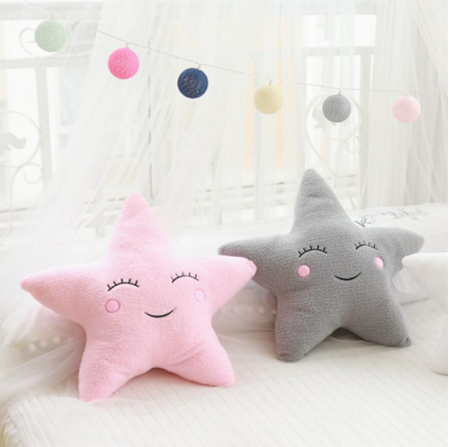 Ins Cloud Moon Star Raindrop Plush Pillow Soft Cushion/Kawaii Stuffed Plush Cushion Toy/Plush spandex cloud cushion toy