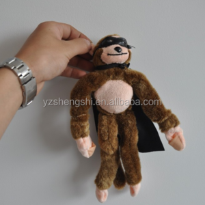 Wholesale cheap cute pig slingshot flying screaming monkey bird chicken plush toy fashion soft stuffed plush monkey